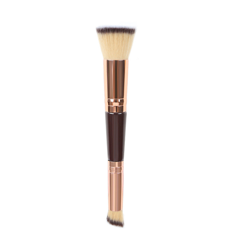 Double-headed Wooden Handle Makeup