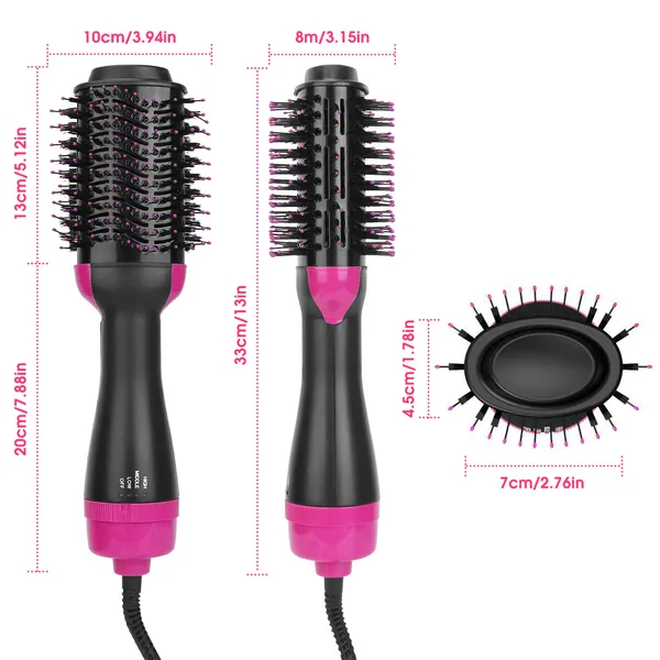 Hot Hair Brush 4 In 1 Hair Dryer