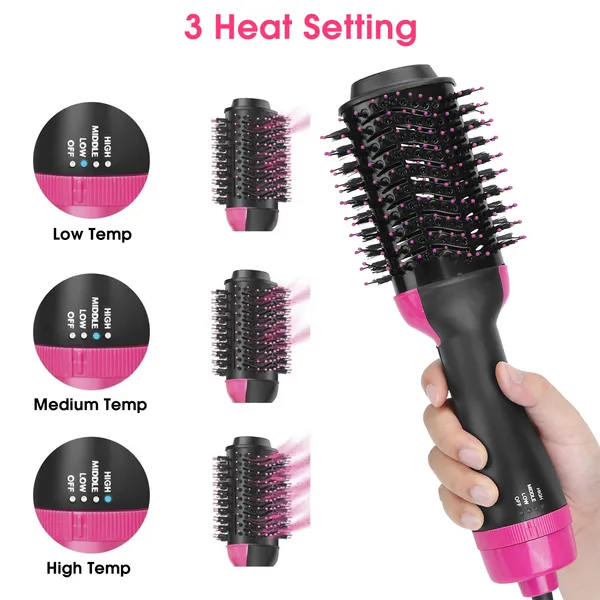 Hot Hair Brush 4 In 1 Hair Dryer