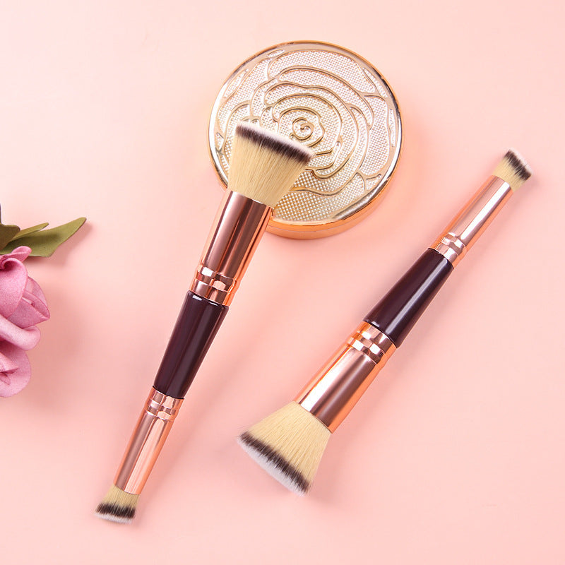 Double-headed Wooden Handle Makeup