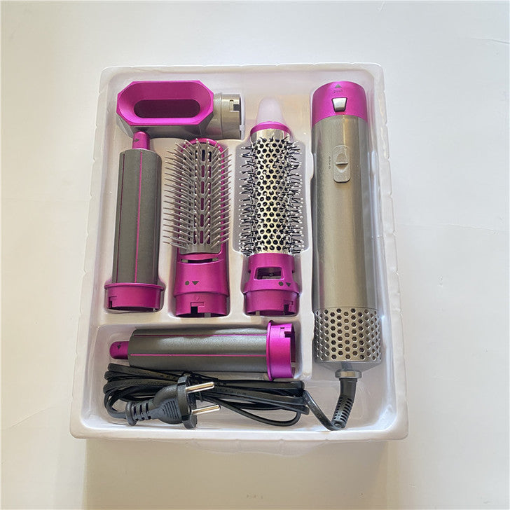 5-in-1 Hot Air Comb Curling Iron