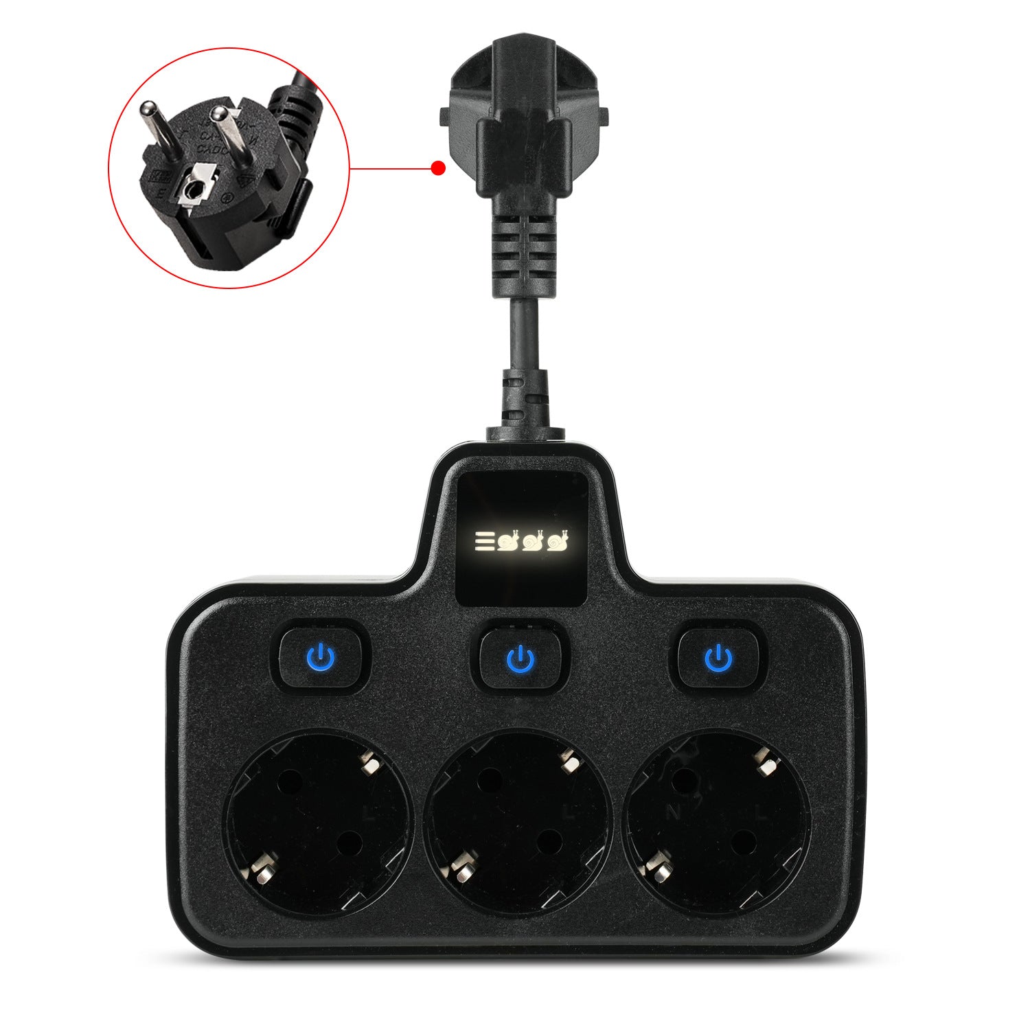 Conversion Socket 3-hole Power Strip