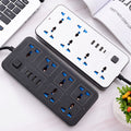 USB Patch Panel Household Multi-functional Power Strip