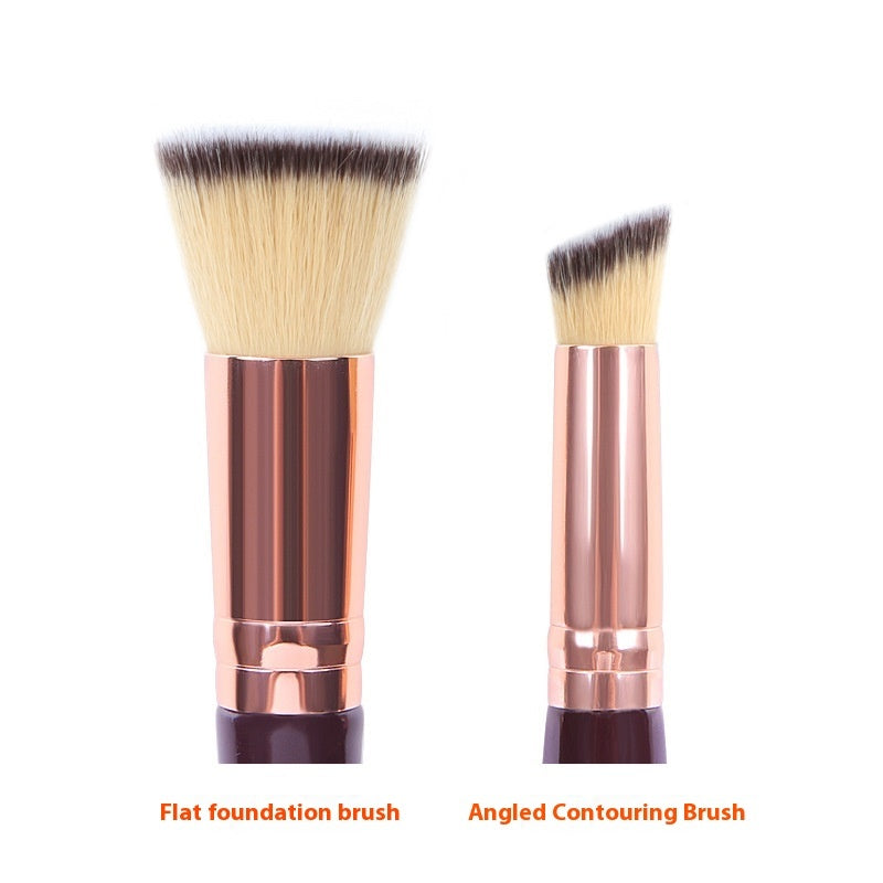 Double-headed Wooden Handle Makeup