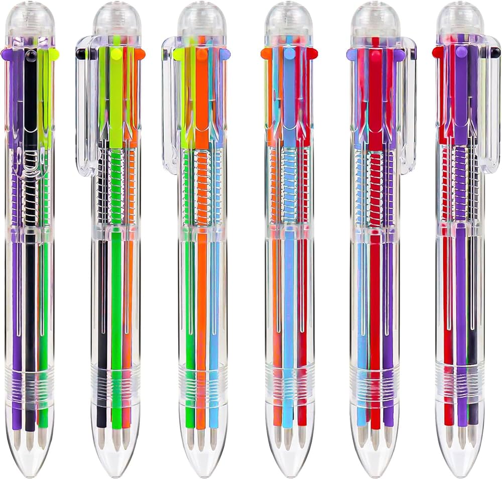 6 in 1 Multicolor Ballpoint Pen