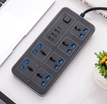 USB Patch Panel Household Multi-functional Power Strip