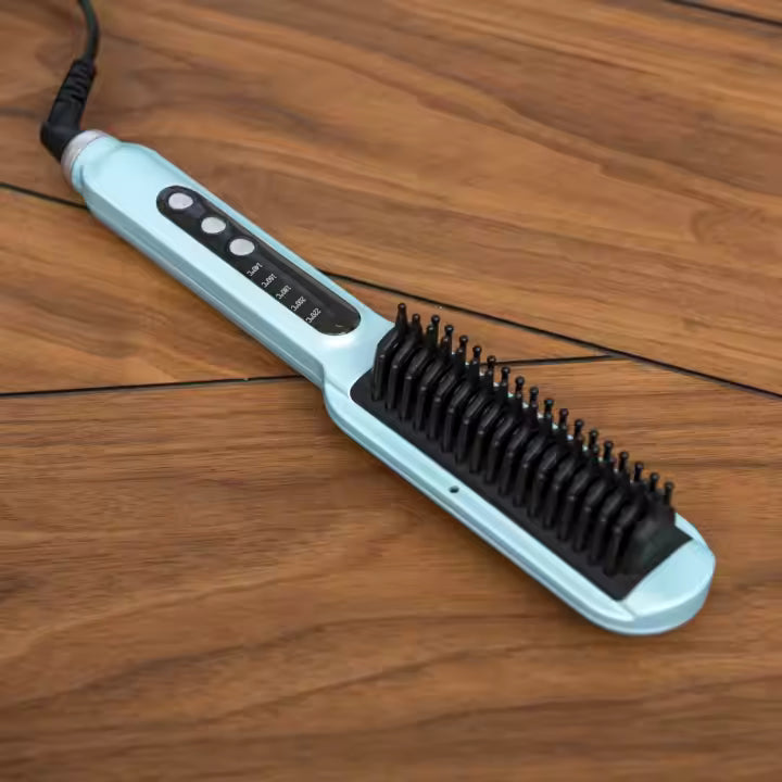 Hair Straightener With Electric Heating LED