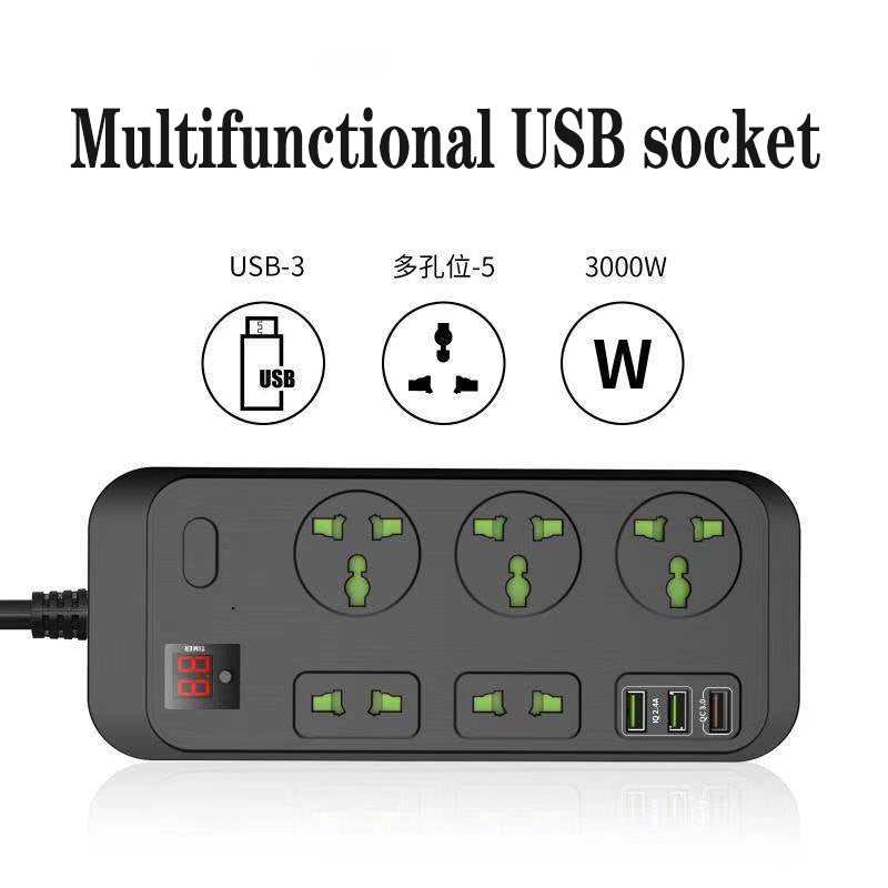 Multi-function USB Power Strip