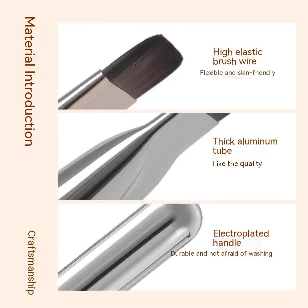 One-line Powder Foundation Brush Flat Head
