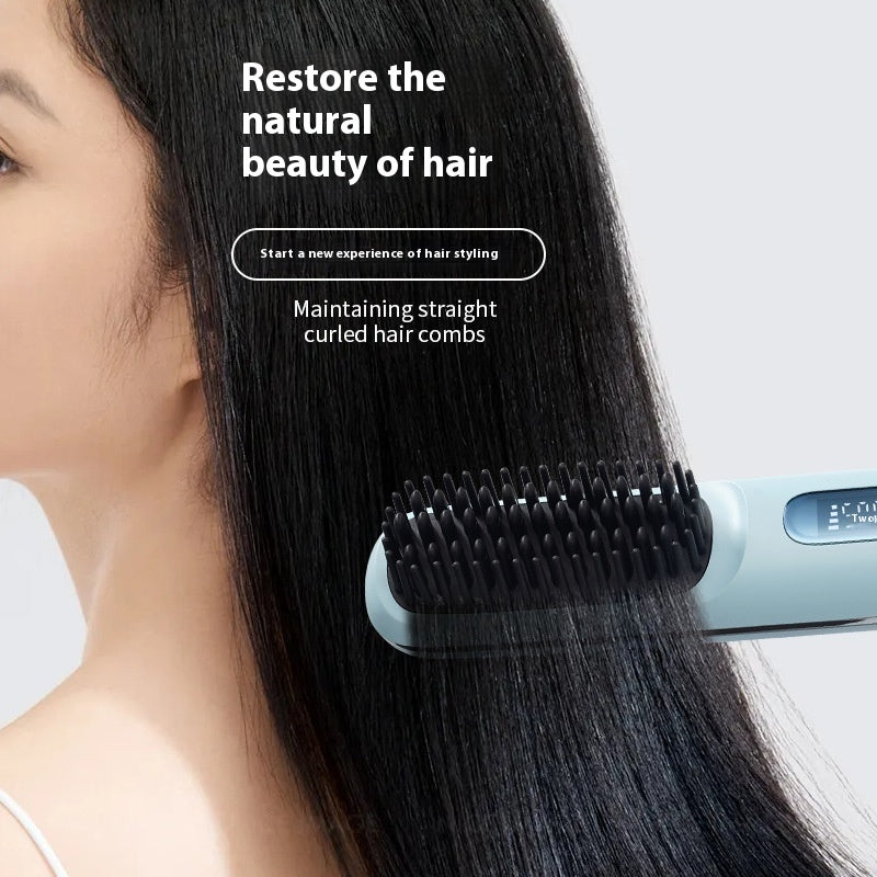 Rechargeable Ceramic Heating Hair Straightener