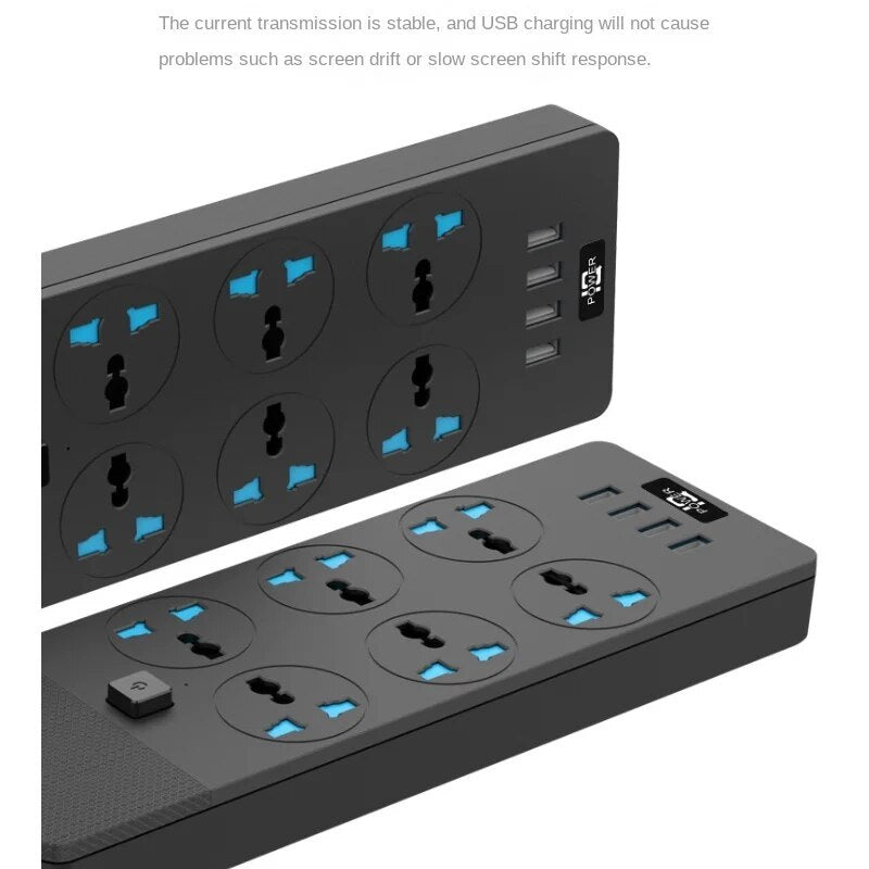 Power Strip Multifunctional High Power 3000W US Plug