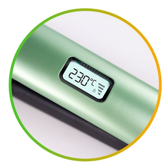 Hair Straightener With Electric Heating LED