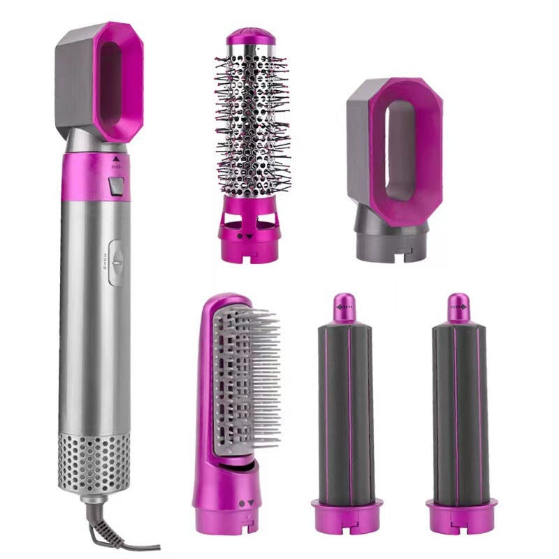 5-in-1 Hot Air Comb Curling Iron